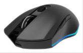 Raton Gaming Gembird Rgb Inalambrico Recargable De 6 Botones "firebolt" Negro